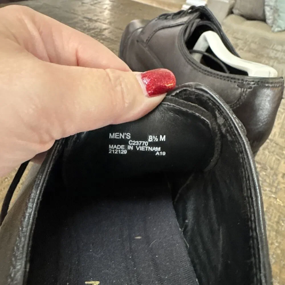 Cole Haan Grand.OS C23770 Black Leather Cap Toe Oxford Men’s Size 8.5 M